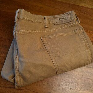 POLO by Ralph Lauren Hampton Relaxed Jeans 42x30 Tan
